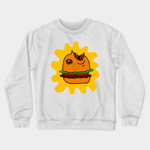 Hamburger madness Crewneck Sweatshirt by Purely simple doodles